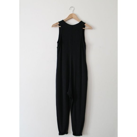 Smash & Tess The Saturday Romper in Midnight Black Size XXS Rayon Bamboo - Picture 3 of 6